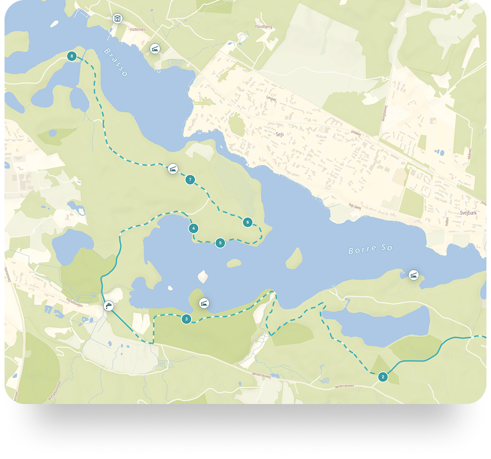 Eksempel på rute-planlægning